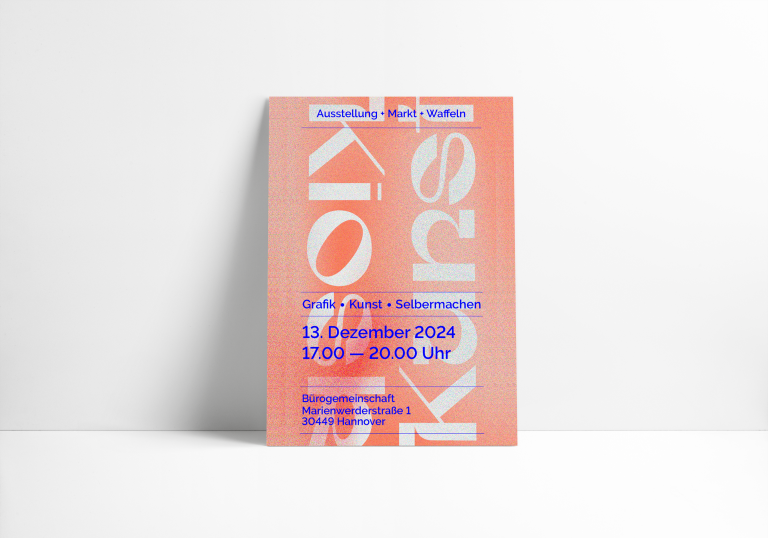 Flyergesatltung KunstKiosk Ausstellung