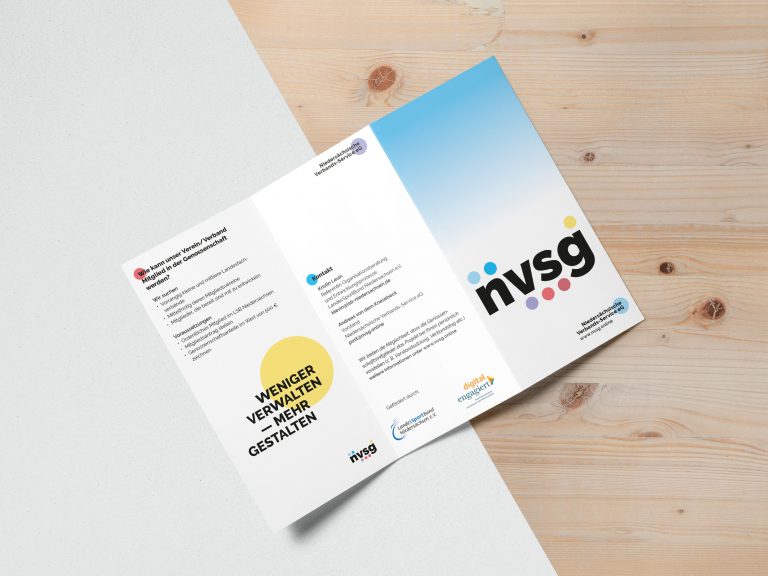 Flyergestaltung nvsg